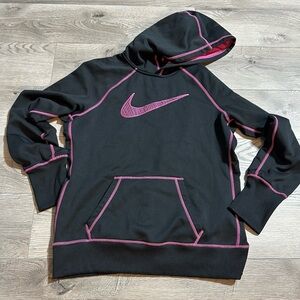NIKE THERMA FIT Women’s Large Long Sleeve SWOOSH Hoodie Pullover